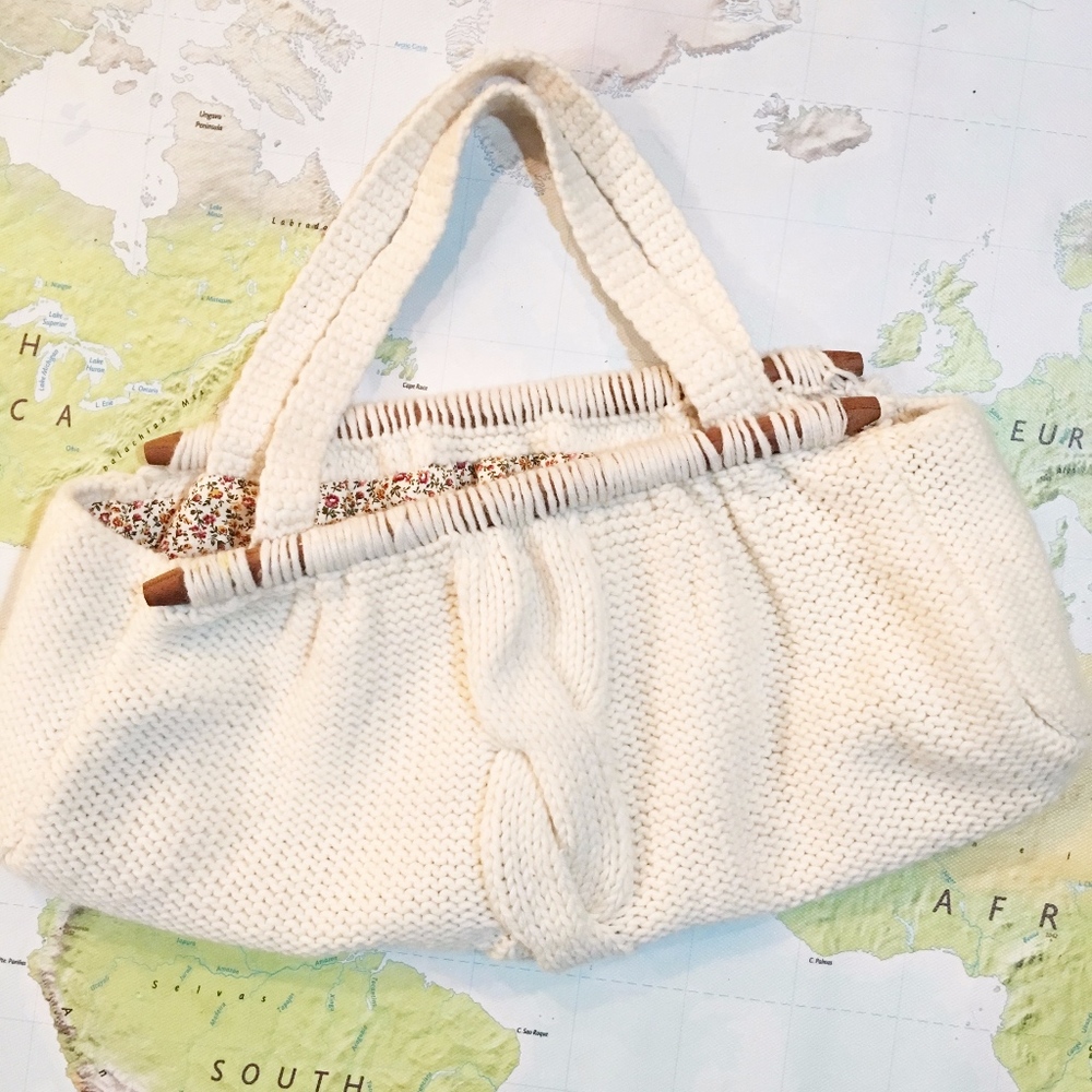 Anthropologie Hand Knit by Dollie Handbag